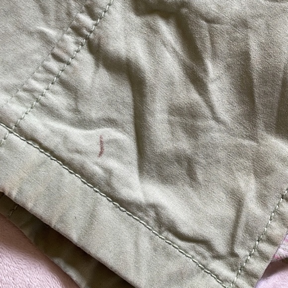 Gap Trench Coat. Light Green size 3 - Picture 4 of 11